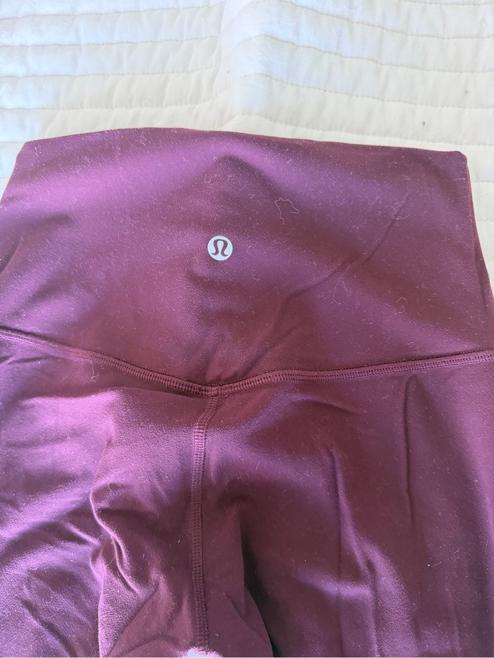 lululemon athletica Burgundy High-Waist Leggings